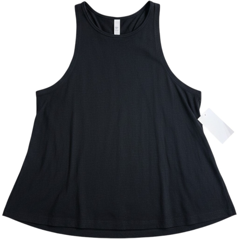 Z by Zella Womens Black High Neck Tank Top Cotton Modal Blend RZ486936MI Size M